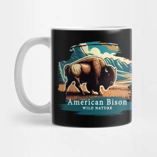 American Bison - WILD NATURE - BISON -5 Mug